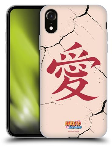 Head Case Designs Officially Licensed Naruto Shippuden Gaara Tattoo Iconic Gel Case [Military Grade Protection] Compatible With Apple iPhone XR