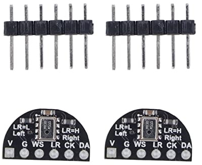 Marhynchus Zuverlässiger und Einstellbares Mikrofonmodul für die Sipeed Maix -Entwicklungskarte, 2 Setzt das MEMS -Mikrofon Modul mit I2s Digitaler Ausgabe