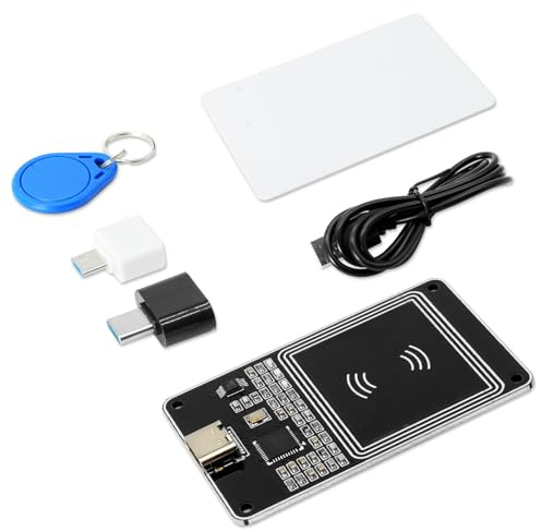 AYWHP PN532 NFC RFID Modul V2 Kit, NFC Lesegerät für Kompatibilität unterstützt I2C SPI HSU mit bis zu 7cm Reichweite inklusive Level-Shifter Kompatibel mit Arduino und Android