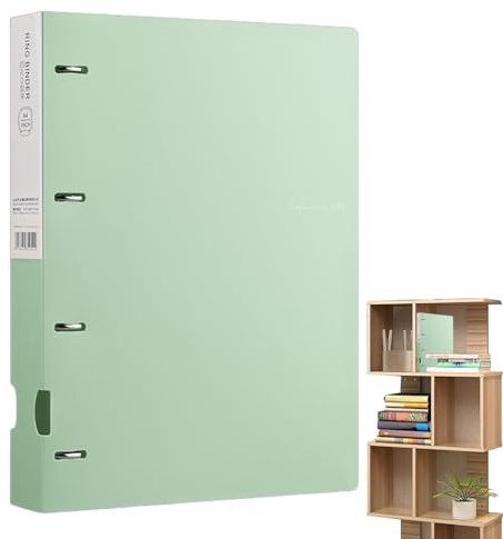 Aktenordner, 4-Loch-Meeting-Ordner, A4-Briefgröße, Papierordner für Studenten, College, Zuhause, Klassenzimmer, Geschäft, Meeting, Studio, Lehrer, Reisen, Erwachsene, Kinder