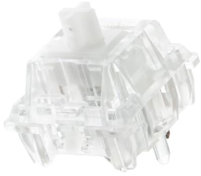 EPOMAKER Crystal Tactile Silent Switch für Mechanische Gaming-Tastatur, 35 Stück, vorgefettet, 5-polige 35 gf Crisp Mute Tactile Switches mit Standard-MX-Struktur