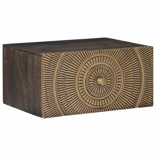 vidaXL Handgefertigter Nachttisch Kaffeebraun 40 x 30 x 20 cm