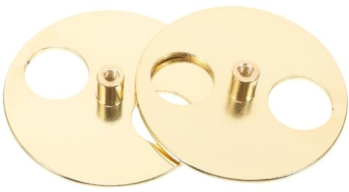 HEANUJJ 2 Stück Aufziehfuß für Spieluhr aus Metall, Gold, für Musikbox
