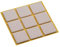 Metafranc Filz-Gleiter TopSoft 25 x 25 mm - selbstklebend - beige - 9 Stück - Effektiver Schutz Ihrer Möbel & Stühle / Möbelgleiter-Set für empfindliche Böden / Stuhlgleiter / Bodengleiter / 644876