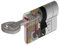 Tesa Assa Abloy Cylindre de Haute sécurité, clé - Came Longue, Laiton, 40 x 40 mm