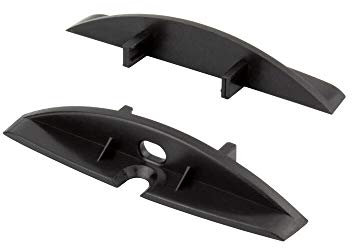 F01 LED Aluprofil schwarz 2x Endkappen