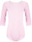 Aquarti Mädchen Body 3/4 Arm Ballett Trikot, Farbe: Rosa, Größe: 128