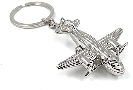 Onwomania - Antonov Flugzeug mit Propellern Schlüsselanhänger - Metall Glücksbringer ideal als Geschenk z.B. für den besten Freund, die beste Freundin, Mama - Für Männer, Frauen & Kinder