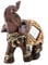 1pc Glück Reichtum Elefant Statue Skulptur Feng Shui Holzmaserung Home Desktop Dekoration (Small)