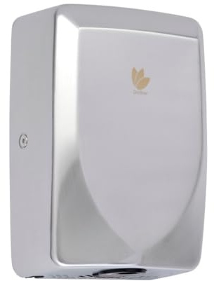 Dryflow Slimforce Powerful Hand Dryers for Toilet, Fast Drying, Mini Robust Stainless Steel Cover, Automatic Electric Hand Dryer, Low Energy Use, Hand Dryer For Commercial Bathroom, Wall Mounted