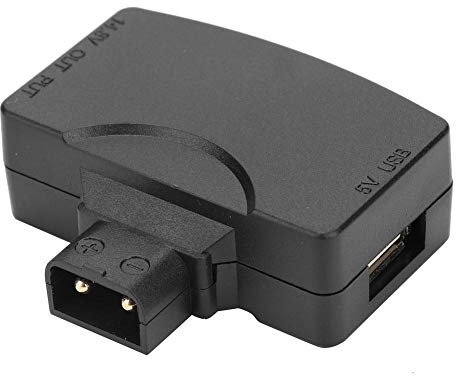Adaptateur USB, connecteur D-Tap vers 5 V Adaptateur USB pour caméscope V-Mount Batterie pour caméra pour BMCC, conçu pour vos smartphones ou autres périphériques USB compatibles avec toutes les batte