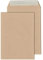 KK Verpackungen® Versandtaschen in DIN C4 | 100 Stück, 229x324 mm, Haftklebende Briefumschläge aus 110 g/m² Papier | Kuvert ohne Fenster in Braun