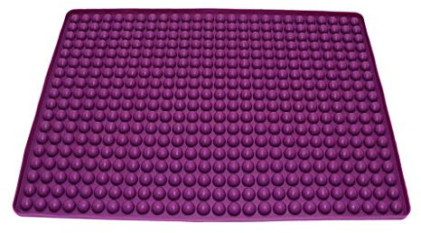 GHBOTTOM Silikon-Backmatte – 1,2 cm Halbkugel Silikonmatte mit Noppen – Backform 385 x 278 x 8 mm