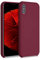 kwmobile Case Compatible with Apple iPhone X Case - TPU Silicone Phone Cover with Soft Finish - Rhubarb Red