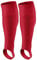 XIYAO 1 Pair Football Sleeve Socks for Youth Adult, Athletic Knitting Compression Socks Cover The Calf, Soccer Leg Sleeves Sport Stirrup Socks for Baseball, Softball, Football, Red
