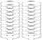 20 Stück Bulk 7 mm dünn silber schwarz einfarbig blanko Hartdraht Metall Stirnbänder Basis Haarbänder Verschlüsse Tiara DIY Basteln Zubehör für Frauen