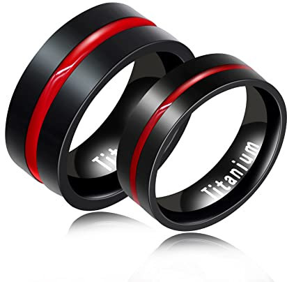 Uloveido 6mm Edelstahl LGBT Pride Ring für lesbisch-Schwule LGBTQ Pride Hochzeit Verlobungs Band Y1599 (Frauen, 57(18.1)