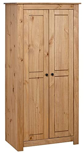Hommdiy Kleiderschrank 80x50x171,5 cm Kiefernholz Panama