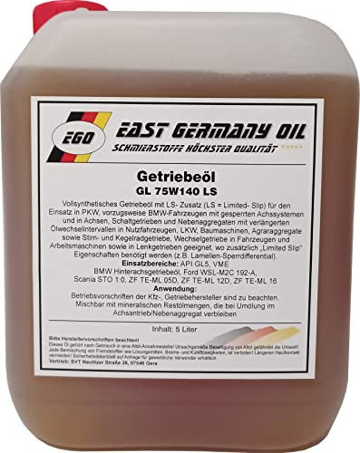 Getriebeöl GL5 SAE 75W140 LS Kanister 5 Liter