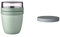 Mepal - Lunchpot Switch Ellipse - mach aus deinem Lunchpot einen Snackpot - Praktischer Müslibecher - Geeignet für Tiefkühler, Mikrowelle & Spülmachine - Nordic Sage