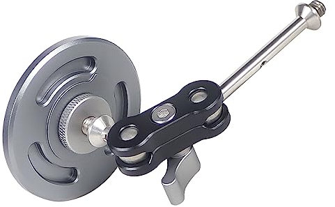 NovelGoal Magnetischer Adapter aus Aluminiumlegierung, Handy-Ringhalter, Schnellspanner, Magnetklemme, kompatibel mit DJI OM6 OM5 OM 4 SE OM4 Gimbals (Magnet 2-in-1)
