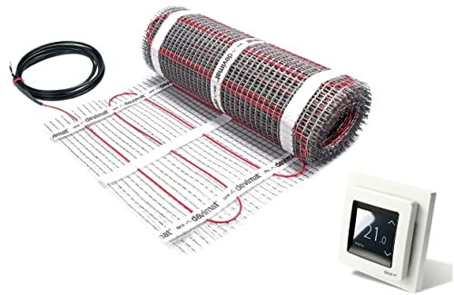 DEVI Danfoss Devimat Dünnbett Set mit Devireg Touch Fußbodenheizung DTIF150 (3,0m2)