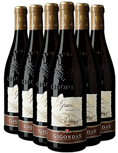 Gigondas - Rouge 2020 - Le Gravillas - Vin Rouge de la Vallée du Rhône (6x75cl)