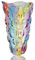 Eastern Rock Unzerbrechliche Blumen-Glasvase, 1,6 kg, 24 cm, funkelnde Vase im Boho-Stil, für Tischdekorationen, Küche, Büro, Wohnzimmer, Hochzeit, perfektes Heimdekor (Funkelnde Farbe)