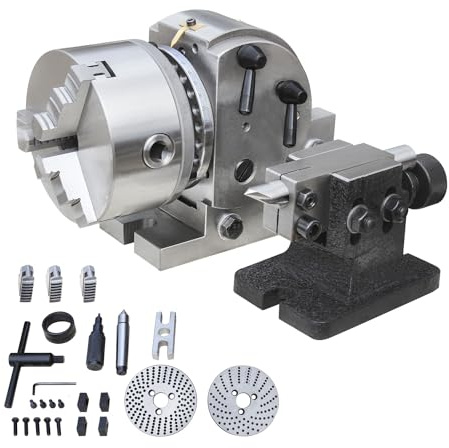 Dividing Head, 5 in 3-Jaw Chuck, MT2 KAKA INDUSTRIAL BS-0