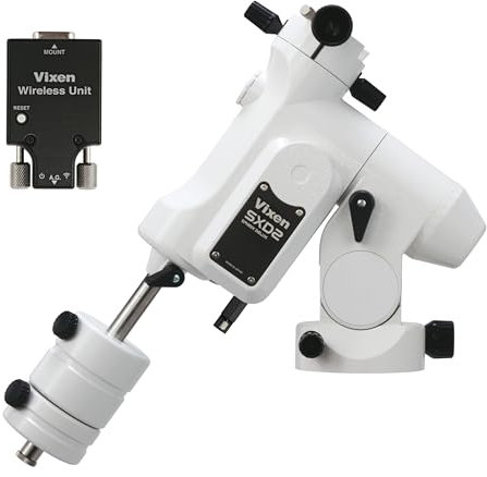 Vixen SXD2WL Äquatoriale Goto Montierung mit Wifi Modul - Präzisions Teleskopmontierung für Astrofotografen - Steuerung via Smartphone - Leicht und transportabel