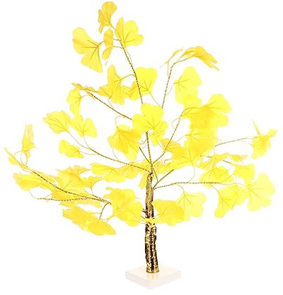 OSALADI Ginkgo Baum Lampe Warmes Licht Dekoratives Licht Umgebungslicht Simuliertes Baumlicht Für Feiertagsdekoration Raumdekoration Laddendekoration