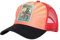 King Kerosin Herren Trucker Cap Lucki Maurer Muscle Car Mesh Cap Retro Vintage Skull Hell Biker Motorcylce Road to Hell