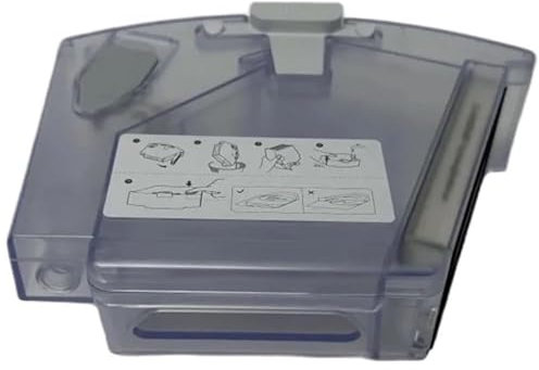 Réservoir d'eau 2 en 1 avec filtre, compatible avec Roborock Q8 Max/Q8 Max+ Robot Aspirateur Aspirateur Poubelle Accessoires (Blanc)