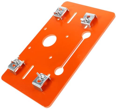 UKCOCO 1set Guide Rail Cutting Machine Plate for Track Saw No Drill Installation for Woodworking Precision Compatible Various Models and Stable Cutting Board