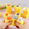 3 Stücke Käse Mäuse Tassen,Anti Stress Bälle,Anti Stress Spielzeug fufu Squishy,Antistress Spielzeug,stressball Kinder,Stressabbau Spielzeug,Geschenke unter 5 Euro Erwachsene （DREI zufällige Farben）
