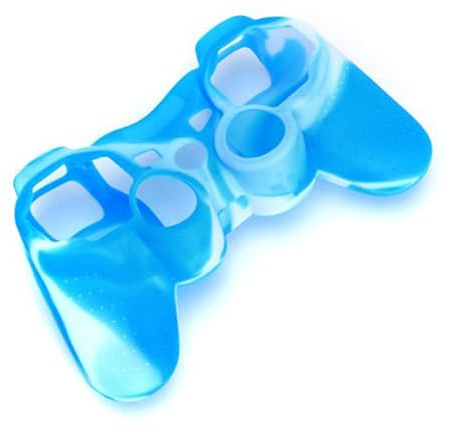 UKCOCO Silikon und Controller Abdeckung für Spielkonsole Rutschfestes Strapazierfähiges Material in Blau mit Besserem Griff Einfachem Praktischem Design
