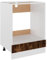 HOMTAKIE Armario de horno roble ahumado 60x46x81,5 cm Madera de ingeniería