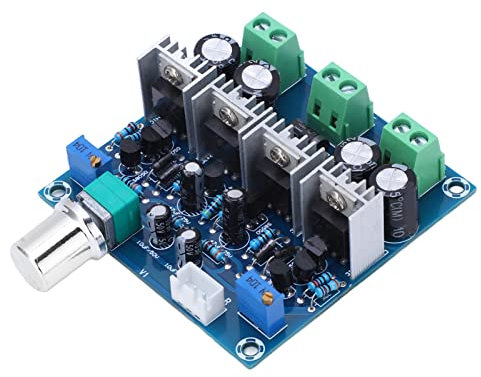 Analog Schaltungsstärkeverstärker -Board -Stereo -Audio -Modul DC24V 2A Grüne Silber 2 Kanal Ideale aktive Lautsprecher