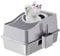Cat Litter Box Enclosure - Stainless Steel Smell Free Cat Toilet Easy to Clean for Kittens Cats