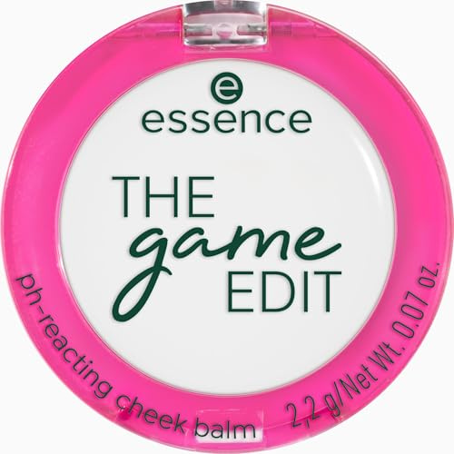 essence THE game EDIT ph-reacting cheek balm, Rouge, Nr. 01, Weiss, farbanpassend, strahlend frisch, vegan, ohne Parfüm, ohne Alkohol, ohne Parabene, 1er Pack (2.2g)