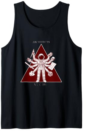 Funny Architects MDC 1977 Space Engineer Spruch Tank Top