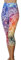 Comfy Yoga Hose – Workout-Caprihose – hohe Taille Workout Leggings für Damen – leichte bedruckte Yoga Leggings, Yoga Taille Capri Rainbow Lace, Einheitsgröße