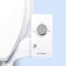 TUSHY Classic Bidet Toilet Seat Attachment – Modern Sleek Design – Fresh Clean Water Sprayer – Non-Electric Self Cleaning Adjustable Nozzle (White/Silver Knob)