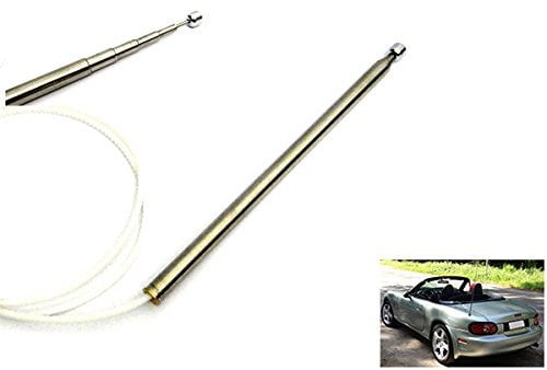 Electric Aerial Power Antenna Mast Radio OEM Replacement Tooth Cable For 1998-05 MX-5 NB MK II Miata Roadster
