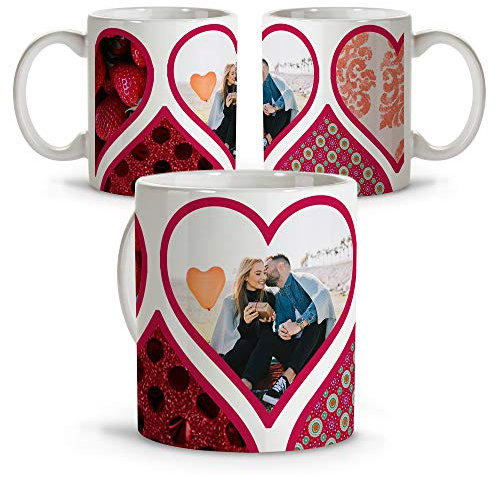 Taza de San Valentín Personalizada con Foto. Regalos Mujer. Regalos San Valentín Hombre. Regalos Para Mi Novia De Cumpleaños. Detalles Para Tu Pareja. San Valentin Tazas. Regalo Enamorados para Mujer