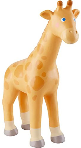 HABA 304754 - Little Friends – Giraffe, Tierfigur aus strapazierfähigem Kunststoff für Lange Spielfreude, ab 3 Jahren