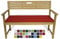 Rollmayer Bankkissen Bankauflage Sitzkissen Bankpolster Auflage für Bänke in Haus und Garten Kollektion Vivid, 1 Stück (Rot 12, 120x40x4cm)