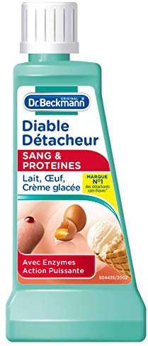 Dr. Beckmann Líquido Set de 3 Diablo Quitamanchas de sangre y proteínas, sin perfume, 50 ml, 3 unidades