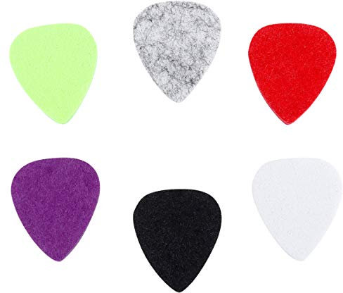 MILISTEN 6st Ukulele-picks Frauen- Gitarre Picks Akustisches Gitarren-plektrum Ukulele Üben Plektrum Gitarrenplektrum Aus Filz Frauen- Gitarre Fühlte Liefert Filzmaterial Bass Griffigkeit