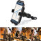 APEBAZY Motorcycle Mobile Phone Holder, Universal Motorcycle Rear View Mirror Mobile Phone Holder GPS Navigation Mount 360 Rotation Anti-Shake Quick Release for 5-6.9 Inch Mobile Phone
